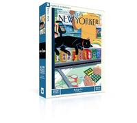 New York Puzzle Company - New Yorker Bodega Cat - Puzzle 1000 pièces de chat par R. Kikuo Johnson