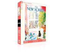 New York Puzzle Company - New Yorker Cat's Eye View - 1000 Piece Jigsaw Puzzle