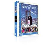 New York Puzzle Company - New Yorker Champagne Countdown - 1000 Piece Jigsaw Puzzle