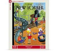 New York Puzzle Company - New Yorker Off The Leash - 1000 Piece Jigsaw Puzzle