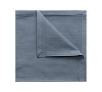 NEW YORK Serviette de table 100% coton 40x40 cm Anthracite SUD ETOFFE