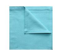 NEW YORK Serviette de table 100% coton 40x40 cm Aqua SUD ETOFFE