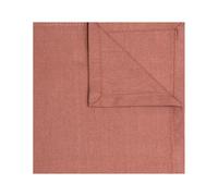 NEW YORK Serviette de table 100% coton 40x40 cm Bois de rose SUD ETOFFE
