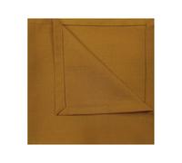 NEW YORK Serviette de table 100% coton 40x40 cm Cuivre SUD ETOFFE