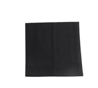 NEW YORK Serviette de table 100% coton 40x40 cm Noir SUD ETOFFE