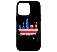 New York Skyline Stars Et Stripes USA Drapeau Art Amour NY Coque pour iPhone 14 Pro Max