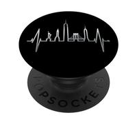 New York Statue De La Liberté des Battements De Coeur NY PopSockets PopGrip Adhésif