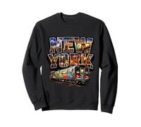 New York Subway Train Graffiti Street Art Hip Hop coloré Sweatshirt