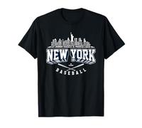 New York Team Skyline Word Art Aaron Judge Baseball MLBPA T-Shirt