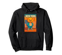 New York Teddy Bear, New York City USA Flag Love Yourself Sweat à Capuche