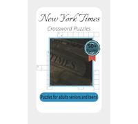 New York Times crossword puzzles: crossword puzzles with easy-to-read print about New York times, New York city, city life and more. | 6x9 inches | ... Gift for birthdays, holidays and vacations