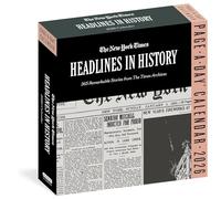 New York Times Headlines in History Page-A-Day® Calendar 2026