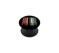 New York Vintage City Skyline Urban Skyline NYC NY Architecte PopSockets PopGrip Adhésif