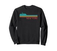 New York Vintage City Skyline Urban Skyline NYC NY Architecte Sweatshirt