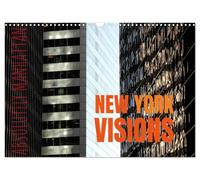 NEW YORK visions (Wandkalender 2026 DIN A3 quer), CALVENDO Monatskalender: Manhattan bietet faszinierende Blickfänge !
