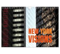NEW YORK visions (Wandkalender 2026 DIN A4 quer), CALVENDO Monatskalender: Manhattan bietet faszinierende Blickfänge !
