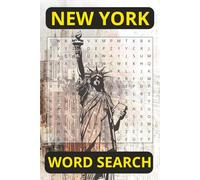 New York Word Search Book: Easy to Read Print about New York, New York City Terms & More | 6x9 inches, 150 pages | 70+ Puzzles … Great Gift for a Road ... and Small Enough To Be A Stocking Stuffer