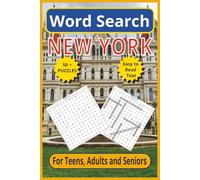 New York word Search: Explore the Empire State - 6 x 9, 110-Pages | Easy-to-Read Text | 50+ Themed Puzzles for Teens, Adults & Seniors