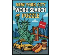 New York Word Search Puzzle Book:: Easy to Read Print about New York 6x9 inches, 100 pages | 50 puzzles | Gifts for Vacations and Travel + Stress and Anxiety Relief