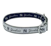 New York Yankees Collier réversible MLB pour chien avec boucle en métal Taille L
