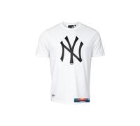 New York Yankees T-shirt pour homme NY MLB New Era 100 % coton + glucose Fanergy, Blanc., XL