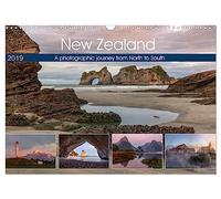 New Zealand, a photographic journey from North to South (Wall Calendar 2026 DIN A3 landscape), CALVENDO 12 Month Wall Calendar: Be enchanted with ... landscape of this world - New Zealand!