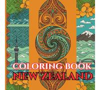 New Zealand Calm | Adult Coloring Book of Alps, Coasts & Koru: 50 Simple, Relaxing Pages with Gentle Intricate Patterns - Milford Sound, Aoraki/Mount ... Tekapo, Kiwi Wildlife, Ferns & Coastal Scenes
