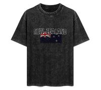 New Zealand Fashion Country Souvenir Gift Tee Pride Logo Unisex T-Shirt Black Mens Top Tee XXL