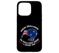 New Zealand is Calling and I Must Go Kiwi Bird Néo-Zélandais Coque pour iPhone 15 Pro Max