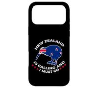 New Zealand is Calling and I Must Go Kiwi Bird Néo-Zélandais Coque pour iPhone 17 Pro Max