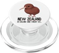 New Zealand is Calling and I Must Go Kiwi Bird néo-zélandais PopSockets PopGrip pour MagSafe