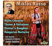 New Zealand Symphony Orchestra - Miklos Rozsa: Violin Concerto; Theme, Variations & Finale [Compact Discs]