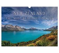 New Zealand - The most beautiful places (Wall Calendar 2026 DIN A3 landscape), CALVENDO 12 Month Wall Calendar: Let yourself be captivated by the magnificent landscapes of New Zealand.