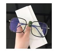 NEWADA Lunettes de Lecture surdimensionnées, Lunettes de Lecture d'ordinateur bloquant la lumière Bleue carrée, Grand Miroir Plat Anti-éblouissement (Color : Green, Size : +2.50)