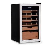 NewAir Boveda Lot de 500 caves à cigares électriques compactes avec supports Boveda, étagères en cèdre espagnol, système de chevilles et contrôle numérique de la température, écran LED