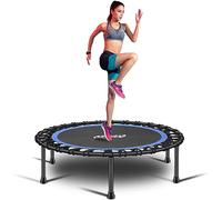 Newan Mini Trampoline de Fitness Silencieux de 101,6 cm avec Rebond élastique pour entraînement Cardio pour Adultes (Charge maximale 150 kg)