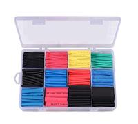 Newaner Gaine Thermorétractable,560 Pièces Tube Thermorétractable Ratio 2:1, Kit de Tube de Câble Thermorétractable D'isolation Électrique avec Boîte (5 couleurs / 12 tailles)