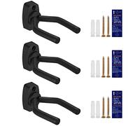 Newaner Support Mural pour Guitare, Crochet de Guitare, Support de Guitare Compatible avec Acoustique/Basse/Electrique/Banjo/Ukulele/Fiddle(3 paquet)