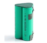 NEWASHAN 2200mAh 3,6V Ni-MH Lot de Batterie Pile AA Accu Pyramide cosses à souder Compatible avec AEG Junior 2.0 Babyliss T24 T24B T24C Remington HC-352 LED Lampe Portable Visseuse Aspirateur SHB16