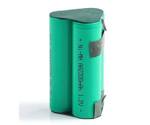 NEWASHAN 2200mAh 3,6V Ni-MH Lot de Batterie Pile AA Accu Pyramide cosses à souder Compatible avec AEG Junior 2.0 Babyliss T24 T24B T24C Remington HC-352 LED Lampe Portable Visseuse Aspirateur SHB16