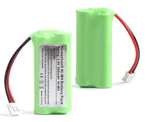 NEWASHAN 2X Batterie Compatible avec Téléphone Swissvoice DP500 DP550 Medion Life S63077 S63085 S63112 S63062 MD82973 GPHC05RN01 Telefunken TX151 TX152 Babyphone Tomy TF525 TF550 800mAh 2,4V