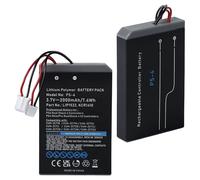 NEWASHAN 2X Batterie LIP1522 KCR1410 Compatible avec Sony PS4 V1 V2 Playstation 4 Manette Sans Fil de Jeux DualShock 4 Slim Pro Controller CUH-ZCT1E CUH-ZCT2 3,7V 2000mAh Li-ION Pile Accu 2 Connecteur