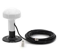 NEWASHAN Antenne GPS Marine Externe Compatible avec Garmin GPSMAP GDU GNC NavTalk Pilot StreetPilot AIS Récepteur de Navigation de Navire Fishfinder Sounder+8M Cable TNC Connecteur+BNC Adaptateur+Base