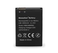 NEWASHAN Batterie 3000mAh 3,8V Compatible avec Huawei Routeur Portable E5577 E5783-836 E5785 E5787 Mobile WiFi Hotspot Modem Mobile W-LAN HB824666RBC Rechargeable Li-ION Accu Piles