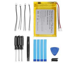 NEWASHAN Batterie 533-000130 Compatible avec Logitech G900 G903 G403 G703 Prodigy RGB Souris de Jeu sans Fil Wireless Mouse 1200mAh 3,7V Rechargeable Li-ION Lipo Accu Piles 523450 avec Kit d'outils