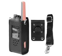 NEWASHAN Étui de Transport Pochette Sac en PU Compatible avec Motorola Radio Talkabout T82 Extreme Support pour Talkie-walkie Poche avec Sangle Anneau en D Boucle de Ceinture Clipser