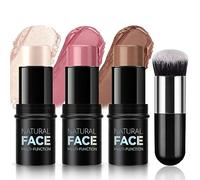 NewBang Lot de 3 stylos de maquillage pour fard à joues et yeux