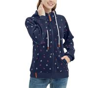 Newbestyle Manches Longues à Capuche Veste Femmes Hoodie Sweat Veste à Capuche Sweat Hauts Pull à Capuche Pull avec Fermeture éclair,S,Bleu Foncé