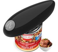 NEWBI Ouvre-boîte électrique, ouvre-boîte automatique One Touch avec technologie de bord lisse, mains libres, ouverture professionnelle à piles pour boîtes, canettes, personnes âgées souffrant