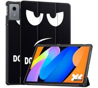 Newbillion Étui compatible avec la tablette Lenovo Tab Idea 11 11" TB336ZU/TB336FU 2025, coque arrière rigide fine à trois volets avec fonction veille/réveil automatique, Don't Touch Me